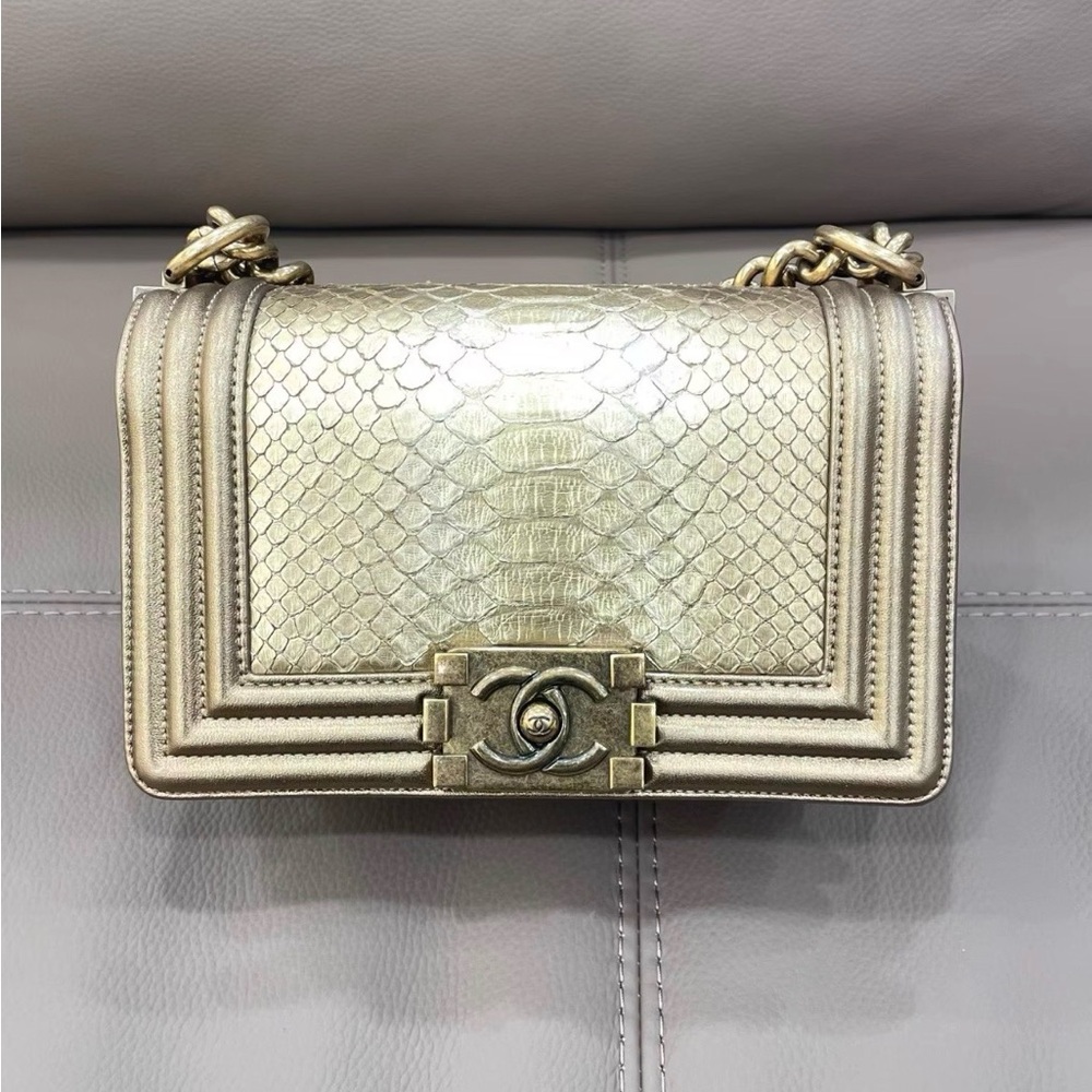 Chanel Leboy Gold Shoulder Bag